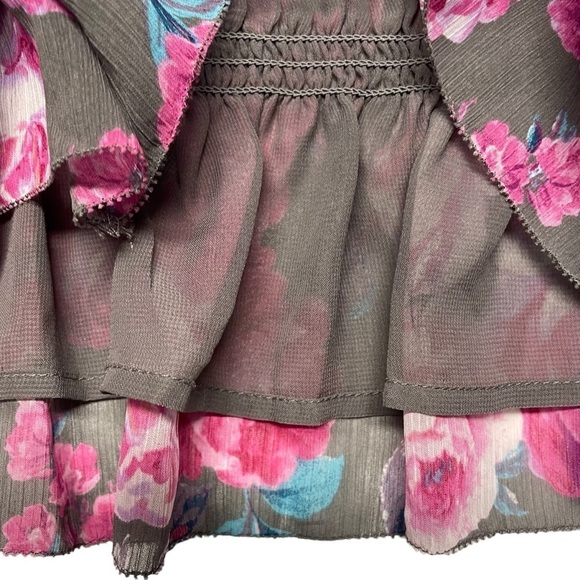 Torrid Crinkle Chiffon Smocked Waist Off-Shoulder Crop Top Sold Out - Picture 8 of 10